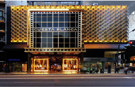  涟水门头设计与商业空间的纽带。