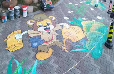  涟水夏季画地面彩绘会遇到的问题