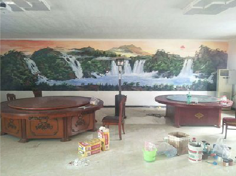  涟水墙绘-写实风景