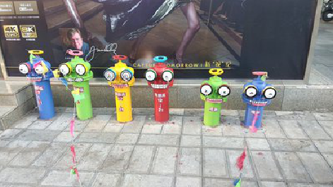  涟水商业区彩绘