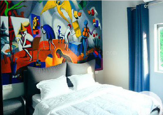  涟水对于酒店的墙体彩绘而言更注重哪些方面？