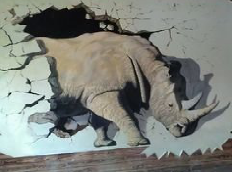  涟水在墙绘中，如何绘制3D效果？