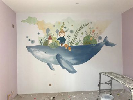  涟水手绘墙的特点及优势。